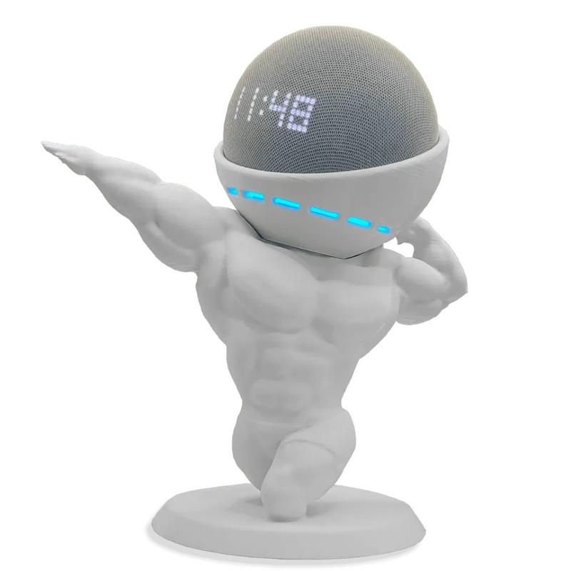 Suporte Alexa Echo Dot - Bodybuilder Amazon - 3D Think BR